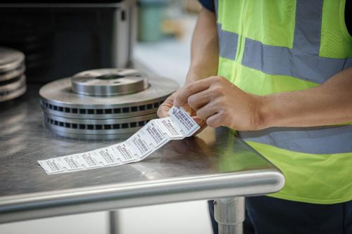 Silverline II On-Metal Labels (Zebra Silverline RFID ZT410/ZT411 On-Metal Printers) for tagging high value items & assets in demanding environments